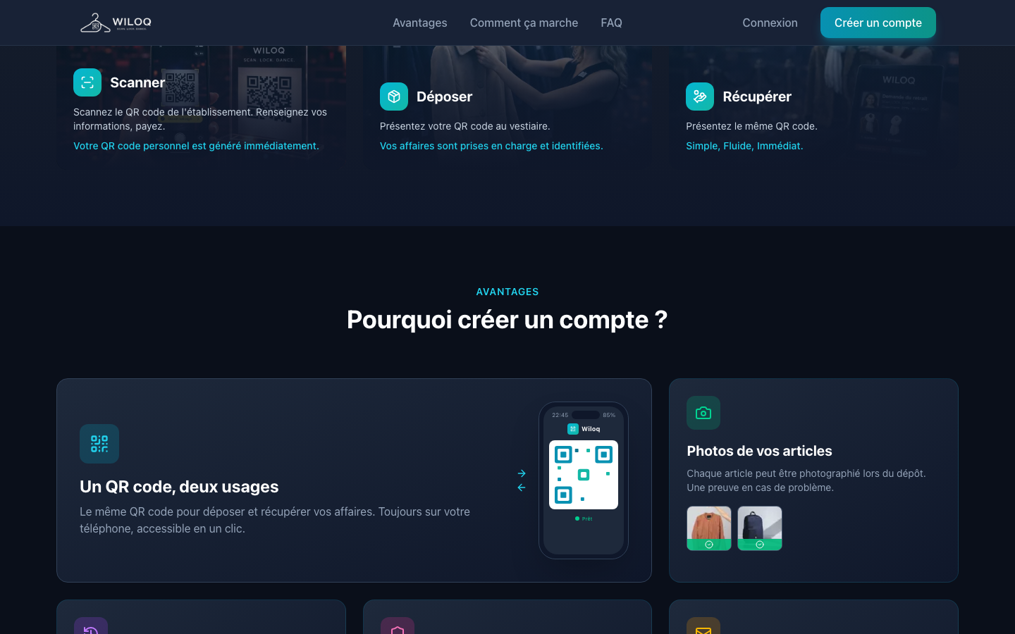 Une photo de chaque article au dépôt, en preuve — Wiloq